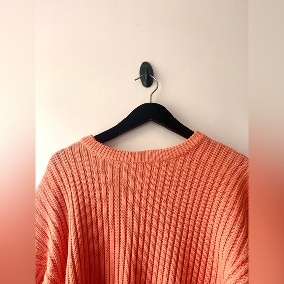 Vestique Peach Ribbed Knit Sweater NWT - Picture 5 of 10